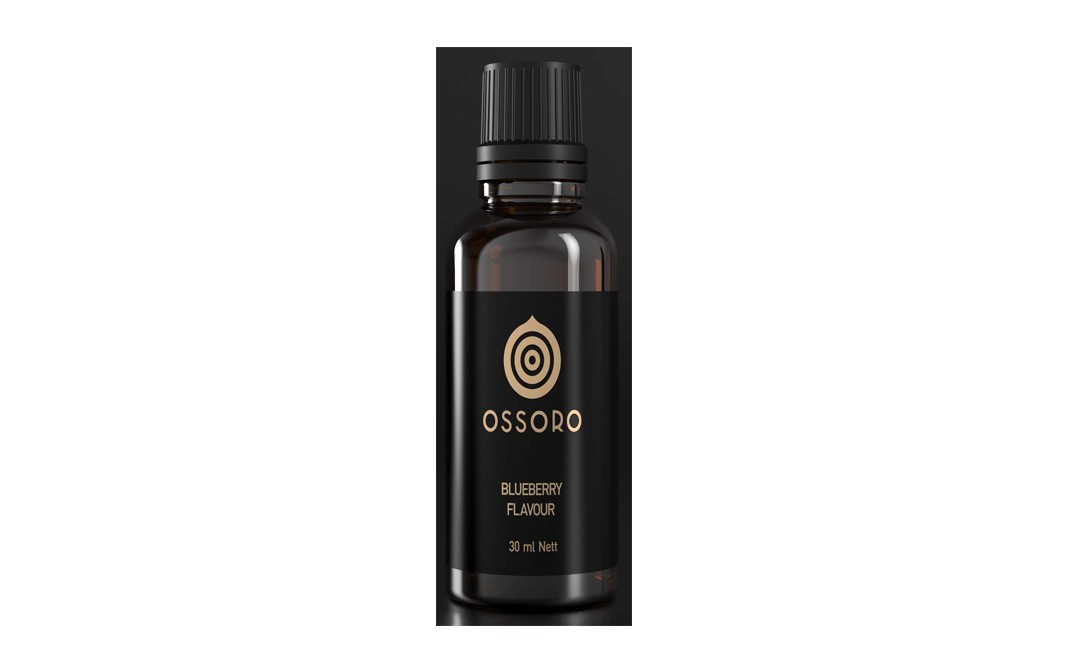 Ossoro Blueberry Flavour    Glass Bottle  30 millilitre